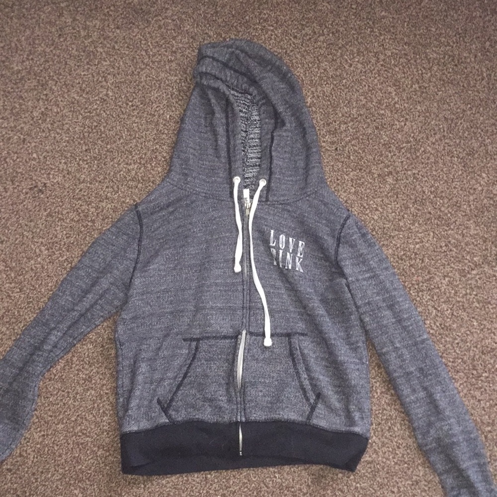 zip-up sweatshirt